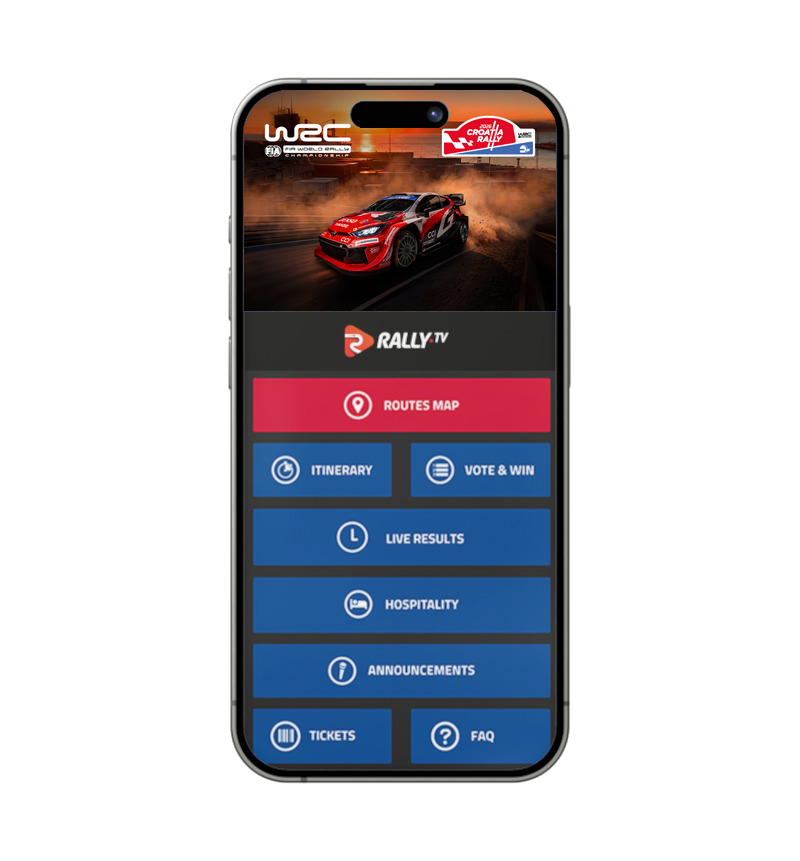Croatia Rally App