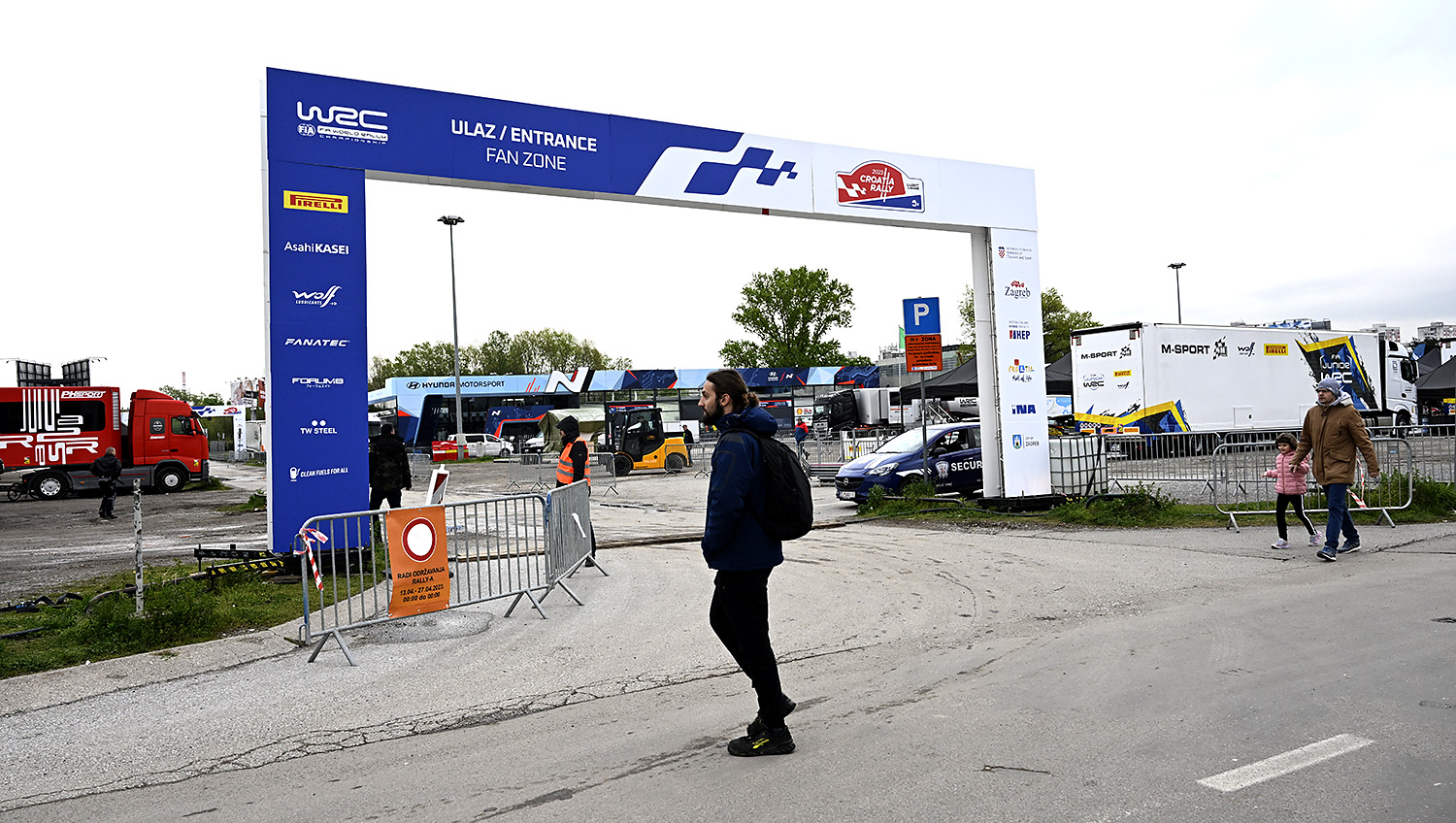 Gates to WRC Croatia Rally Service Park have been opened - 2